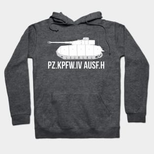 German medium tank WW2 Pz-IV AUSF. H Hoodie